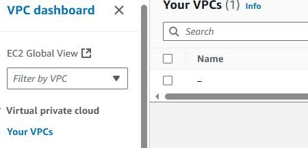 VPC choose your vpc